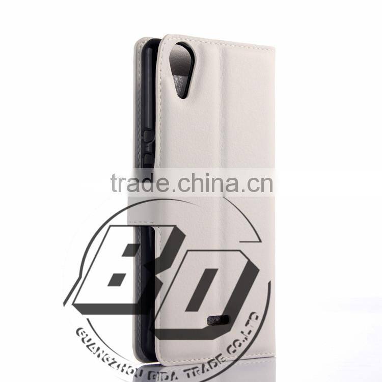 Top Selling Durable Flip Wallet Style Magnetic Flip Stand PU Leather Case For Wiko Rainbow lite luxury leather case