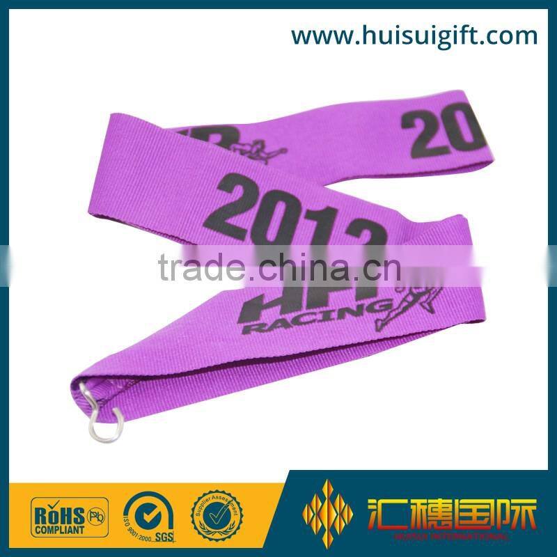 Top sale customized blank ribbon for medals without MOQ