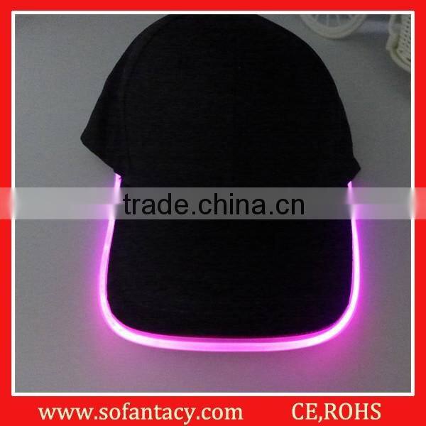 New branded promotional gift led cap hat,led baseball cap