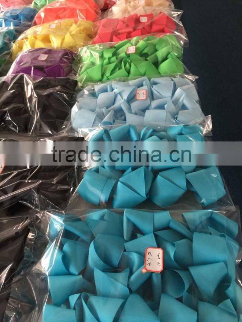 wholesale custom size grosgrain hair bows with clips, hair accessories,hair decorations