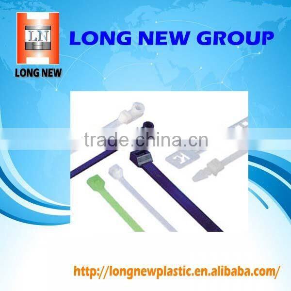 E White Black Bundled line nylon cable tie tag cable tie taiwan