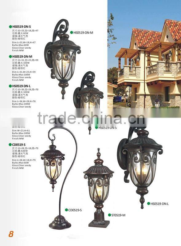 Outdoor Solar LED fence Lights Solar Power Lamp Pathway Solar System