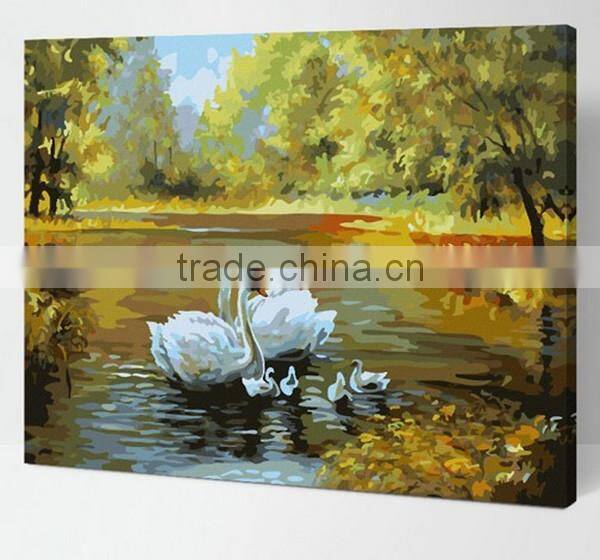 5mm thickness Wall-mounted decorative acrylic painting design with screw