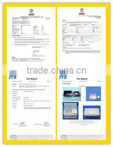 high quality new products 2016 acrylic wedding invitation