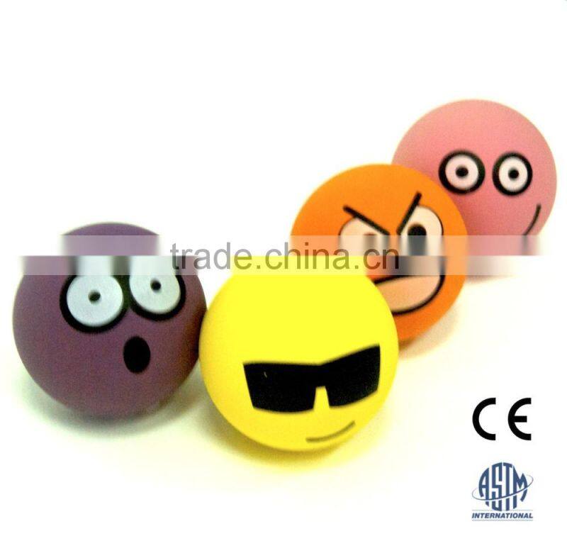 Hot Sale 60mm, soft ball, Rubber high bouncing ball, made in Thailand