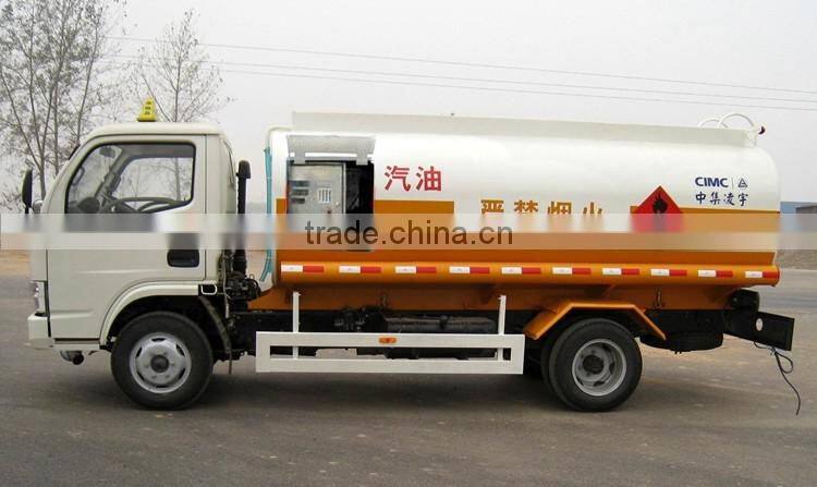 Dongfeng 4*2 chassis, CIMC LINYU 6m3 oil tank truck