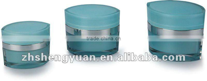 50G acrylic eye shape cosmetic jar