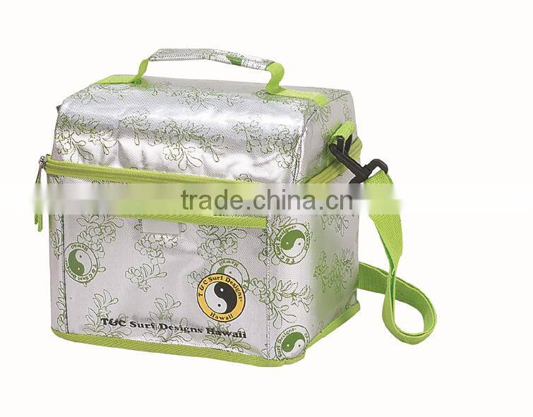 Ladies Pretty MOQ 1000 Pieces 600D Insulated 24 Can Cooler Bag
