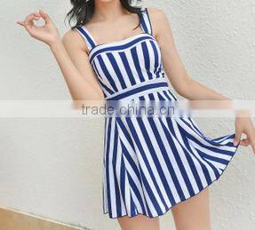 BSC105 Fashion women sexy one piece pure skirt bikini swimwear