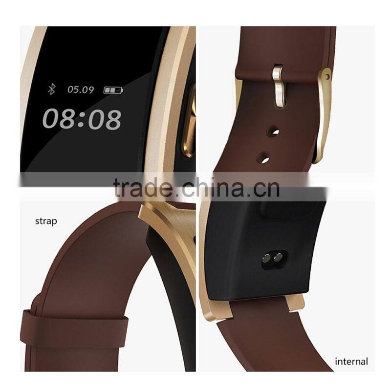 medical care smart bracelet CK11 heart rate blood pressure monitor fitness tracker smart wristband Bluetooth 4.0 Pedometer