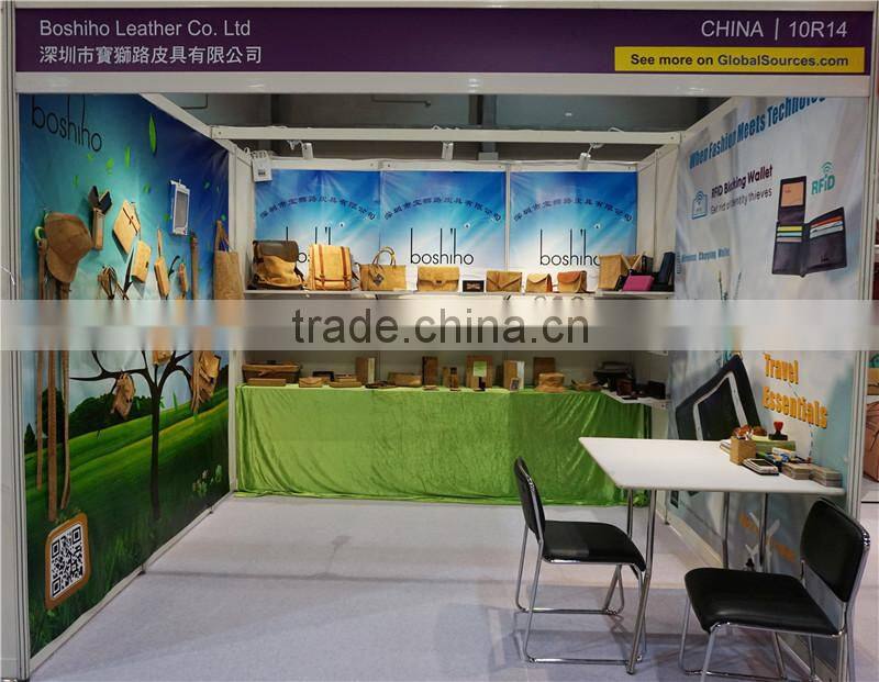 Boshiho multi-colored natural cork purse sac a main