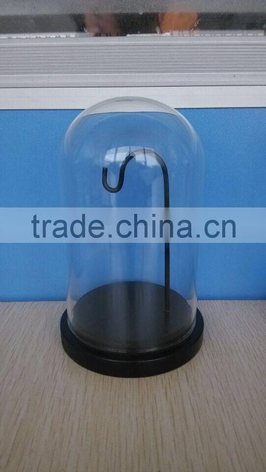 Wholesale glass domes with base as glass dome cover to protect the items