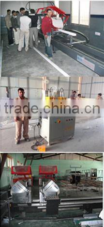 Aluminum window fabrication equipment