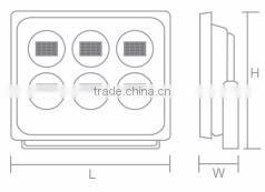high power 400w led flood light ip65