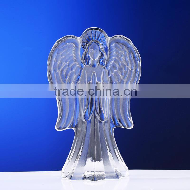 Glass angel supplier crystal christmas black angels