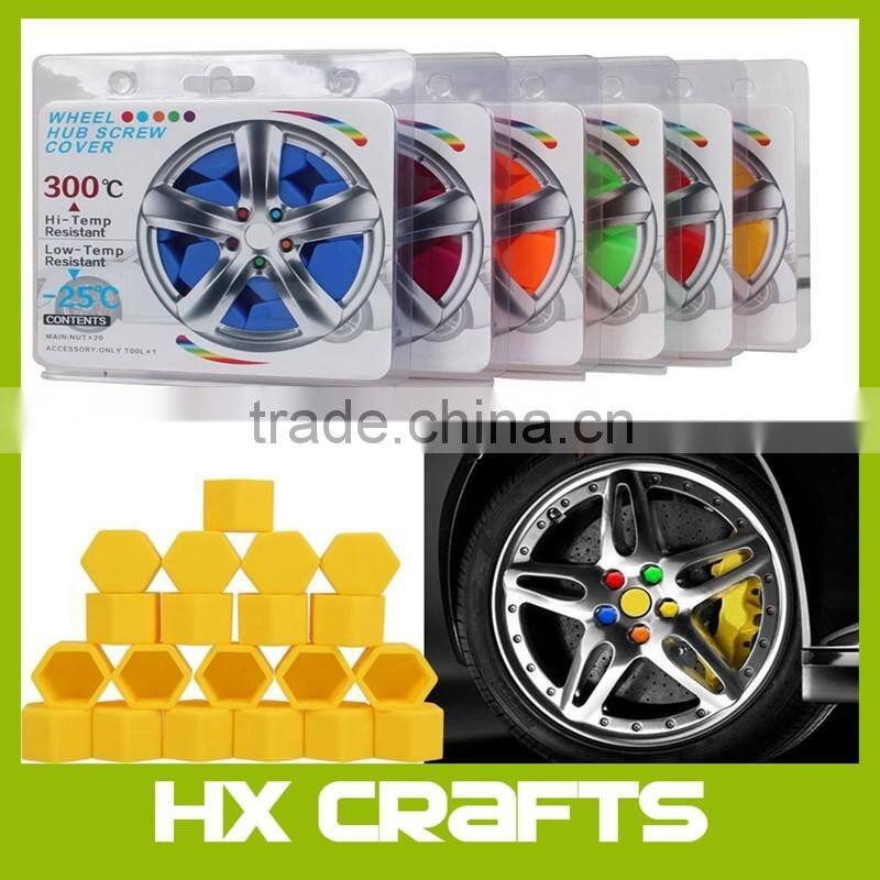Silicone Wheel Lugs Nuts Bolts Covers Hub Screw Cover Protective Caps