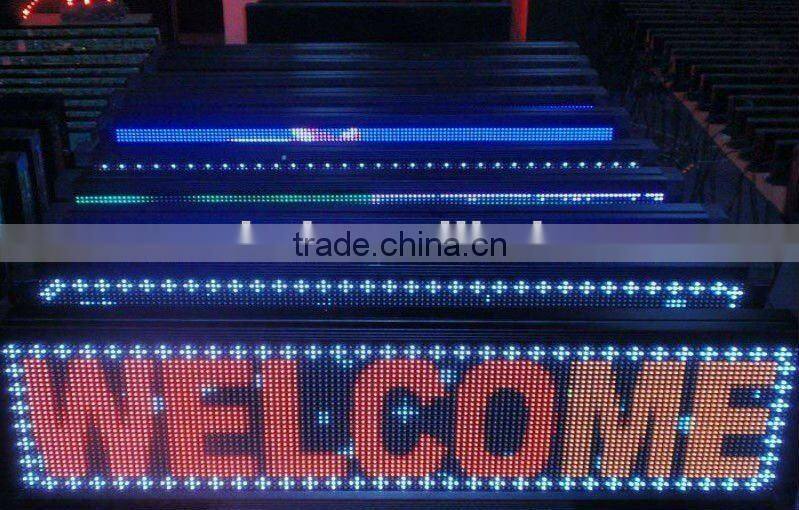 Hot sale products electronic programmable digital led moving message display sign