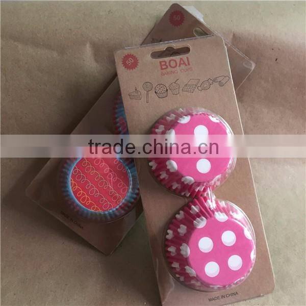 Factory sell 40GSM food grade waterproof paper cake cup