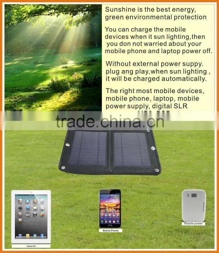 6W Portable Universal Folding Solar bag for travling hiking outdoor