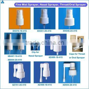 Mini oral mist sprayer in 5ml PET clear bottle