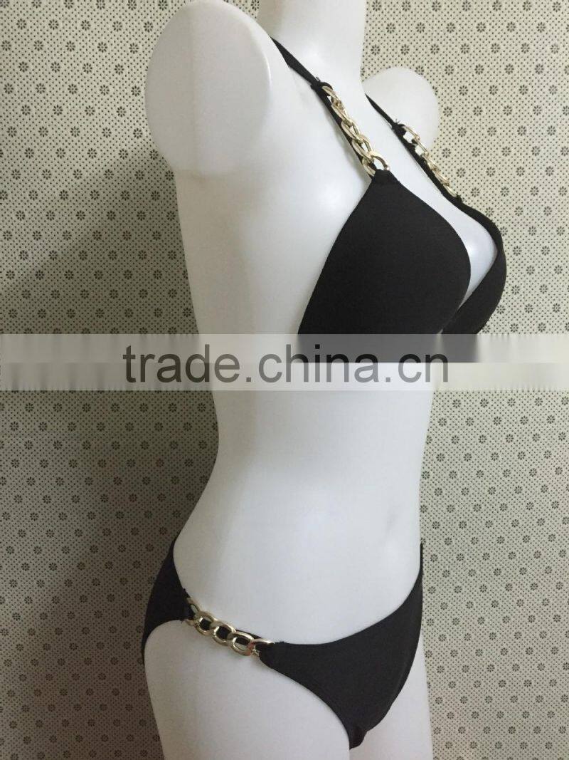 HOT Sale Push Up Nylon Polyester Bikini Swimwear,Neoprene women Swimsuit