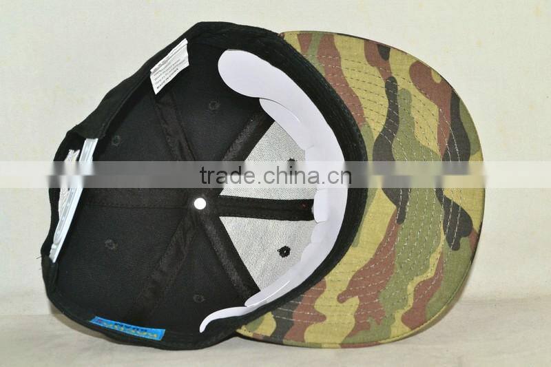 Guangzhou hat factory professional customized 100% acrylic 3 d embroidery logo Flat brim hat