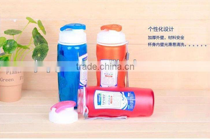 Colorful glass sport water bottle 500ml
