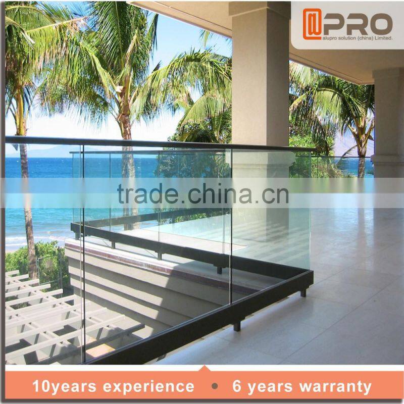 New garden glass fence design frameless pool fencing glass aluminum fence