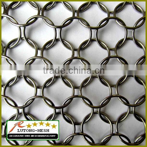 transparent mesh fabric,small decorative folding screen,metal mesh fabric