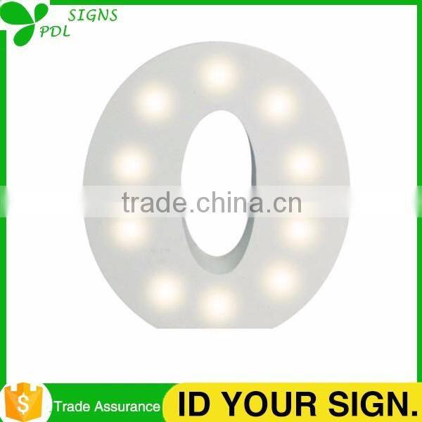 Decorative Wood Marquee Light Letters