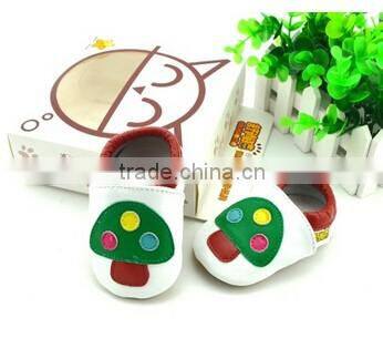 New leather baby girl shoes baby shoe
