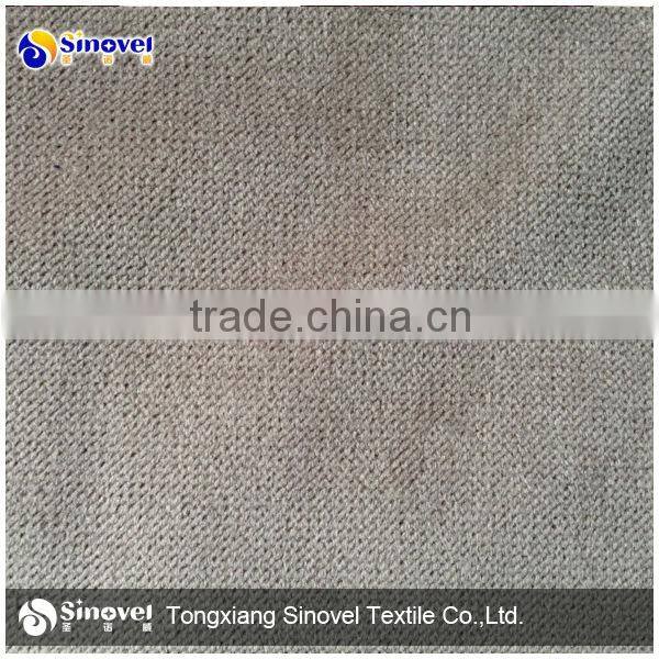 100% polyester twill velboa for sofa/velvet bonded TC for sofa
