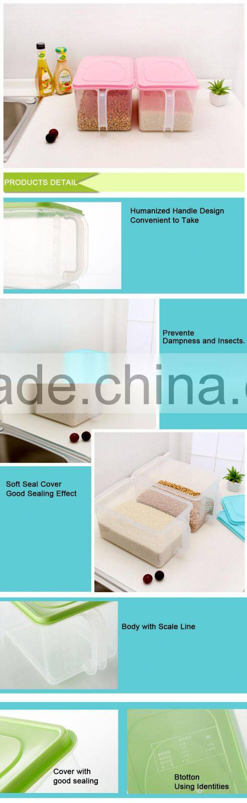 Freshness Preservation Transparent Plastic Box Refrigerator Organizer Food Storage Bin