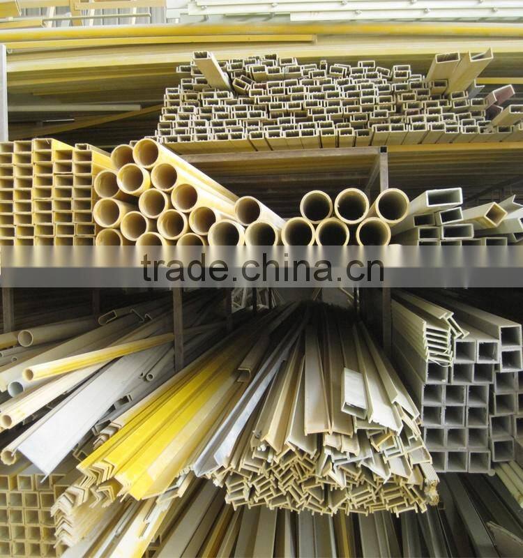 High quality pultruded frp profile, fiberglass profile, pultruded fiberglass profiles