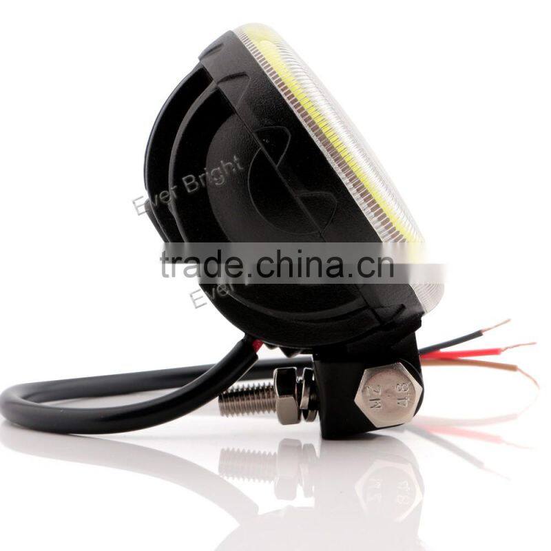 Alibaba China White 4 LED 12V Motorcycle Projector Lights with Cob Angel Eye Rings