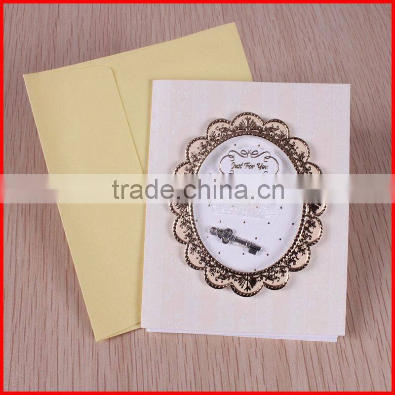 luxury handmade banquet doc wedding invitation card