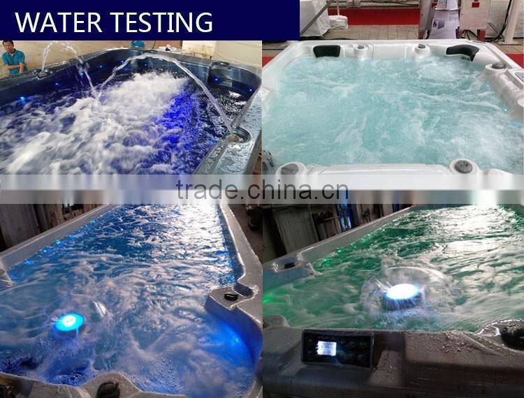Freestanding swim spa pool with US Balboa acrylic control system massage spa swim pool