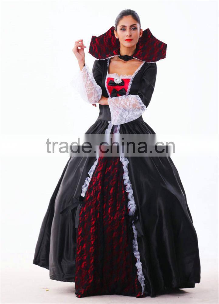 New arrive Polyester and Spandex hooded ladies party wear gown