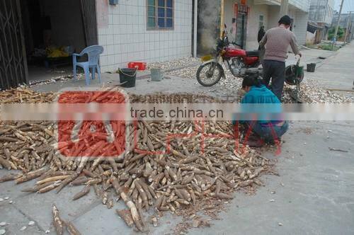 Low Price Manual Cassava Peeling Cutting Machine