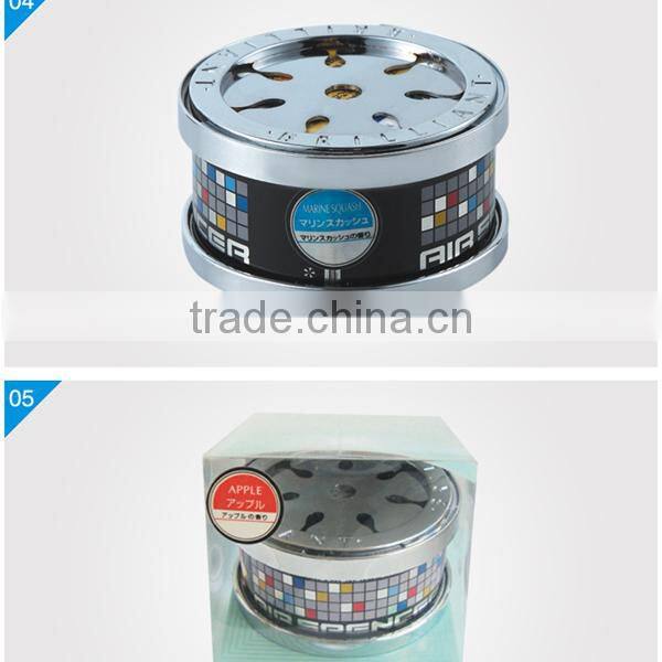 2015 hotel solid car scents tin air freshener