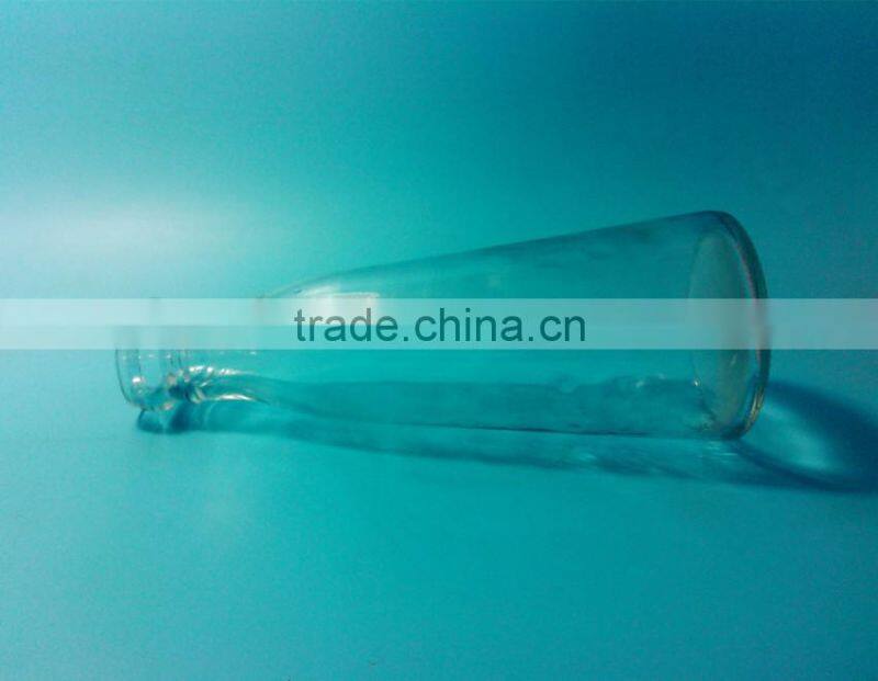 530ml tapper glass sauce bottle with cork