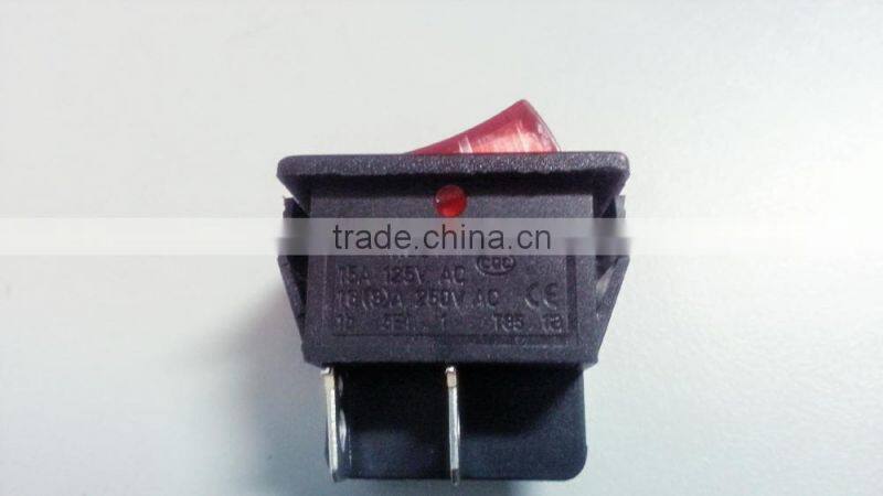 Singie press botton oven thermostat switch 16A 250V Oven Dump Switch with CE