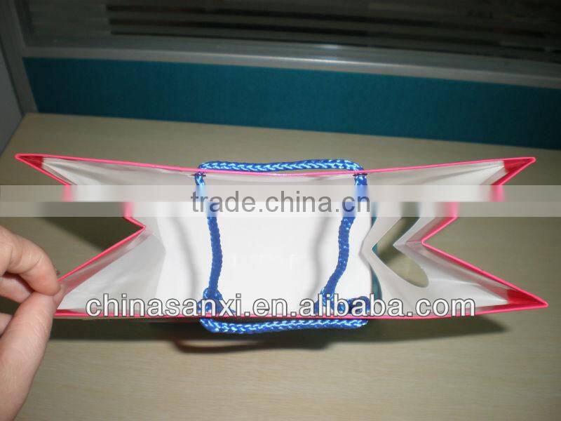 Glossy coated paper gift bag