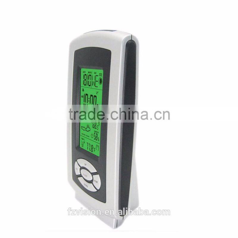 Wilreless Backlight Weather Station with Indoor Thermometer Hygrometer Outdoor 3 Remote Transmitter for weather forcast