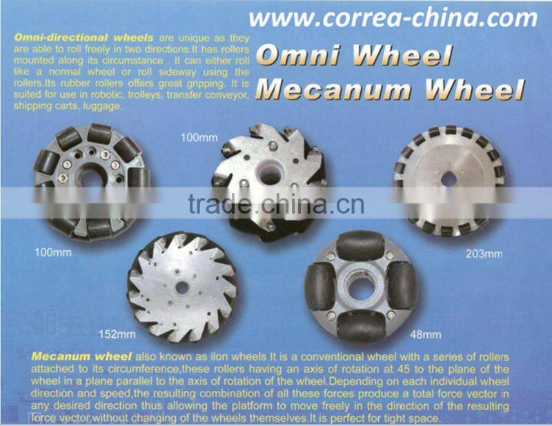20 Inch Heavy Duty Industrial Mecanum Wheel Nexus-M508-3T( professional custom,payload:3 tons/pcs)