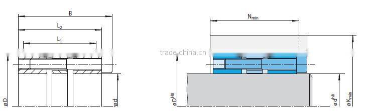 Standard Shaft Locking Device / Keyless Locking Assembly Z12A Z12B Z12C