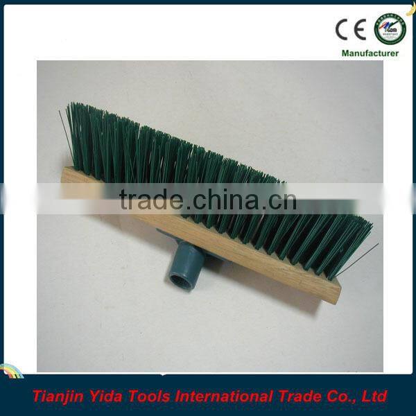 wooden block heavy duty broom