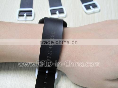 Offset/ Digital Printing RFID Disposable Wristbands, RFID Ticket for Theme Park