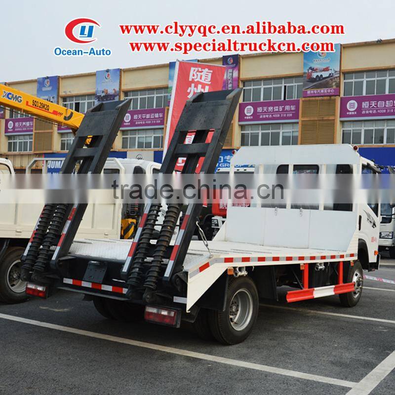Sinotruk ACE Flat Tow Truck Platform for Sale To Transport Machines