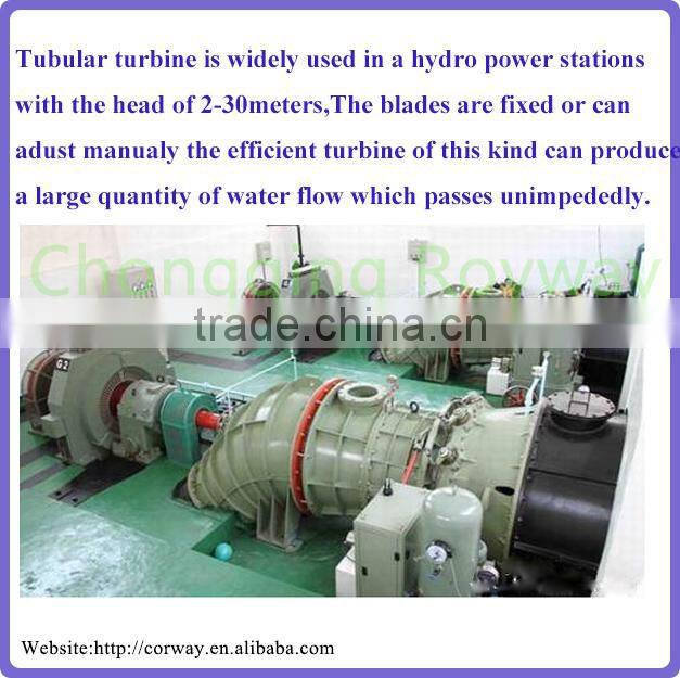 10KW Hydraulic Generator Tubular water turbine generator for home use